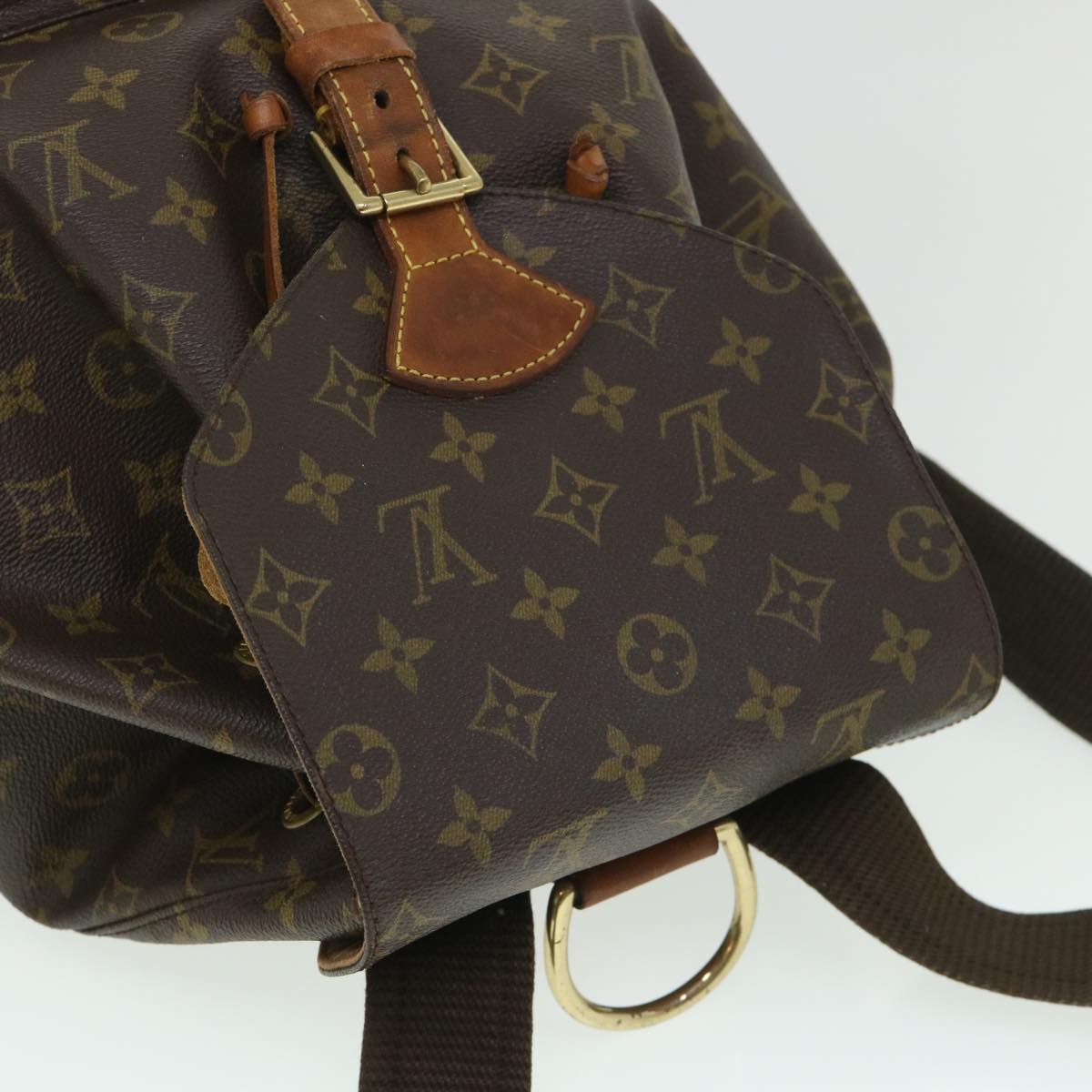 LOUIS VUITTON Monogram Montsouris GM Backpack M51135 LV 54419