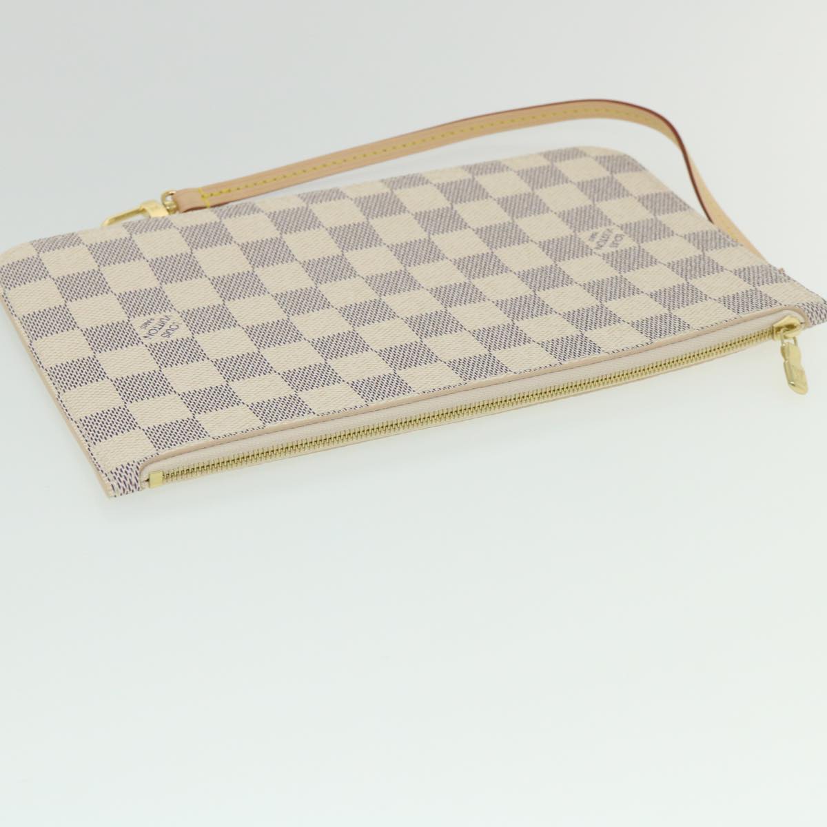LOUIS VUITTON Damier Azur Neverfull MM Tote Bag N41605 LV 54444A