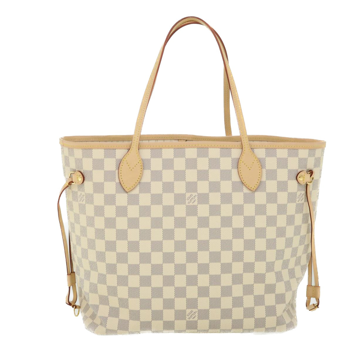 LOUIS VUITTON Damier Azur Neverfull MM Tote Bag N41605 LV 54444A