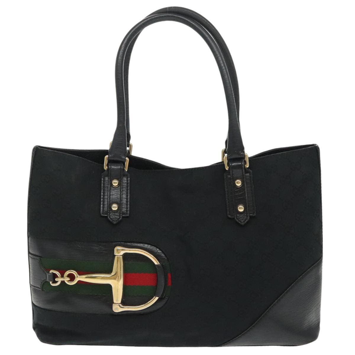 Gucci Horsebit  Canvas Tote Bag