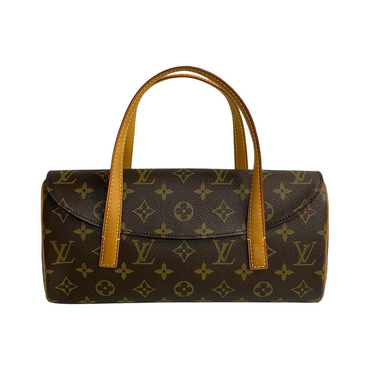 Louis Vuitton Vintage Sonatine Leather Handbag Brown
