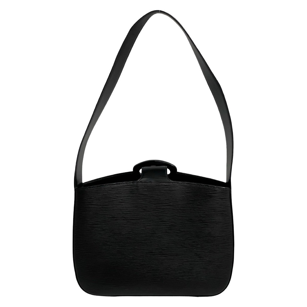 Louis Vuitton Epi Leather Shoulder Bag Black