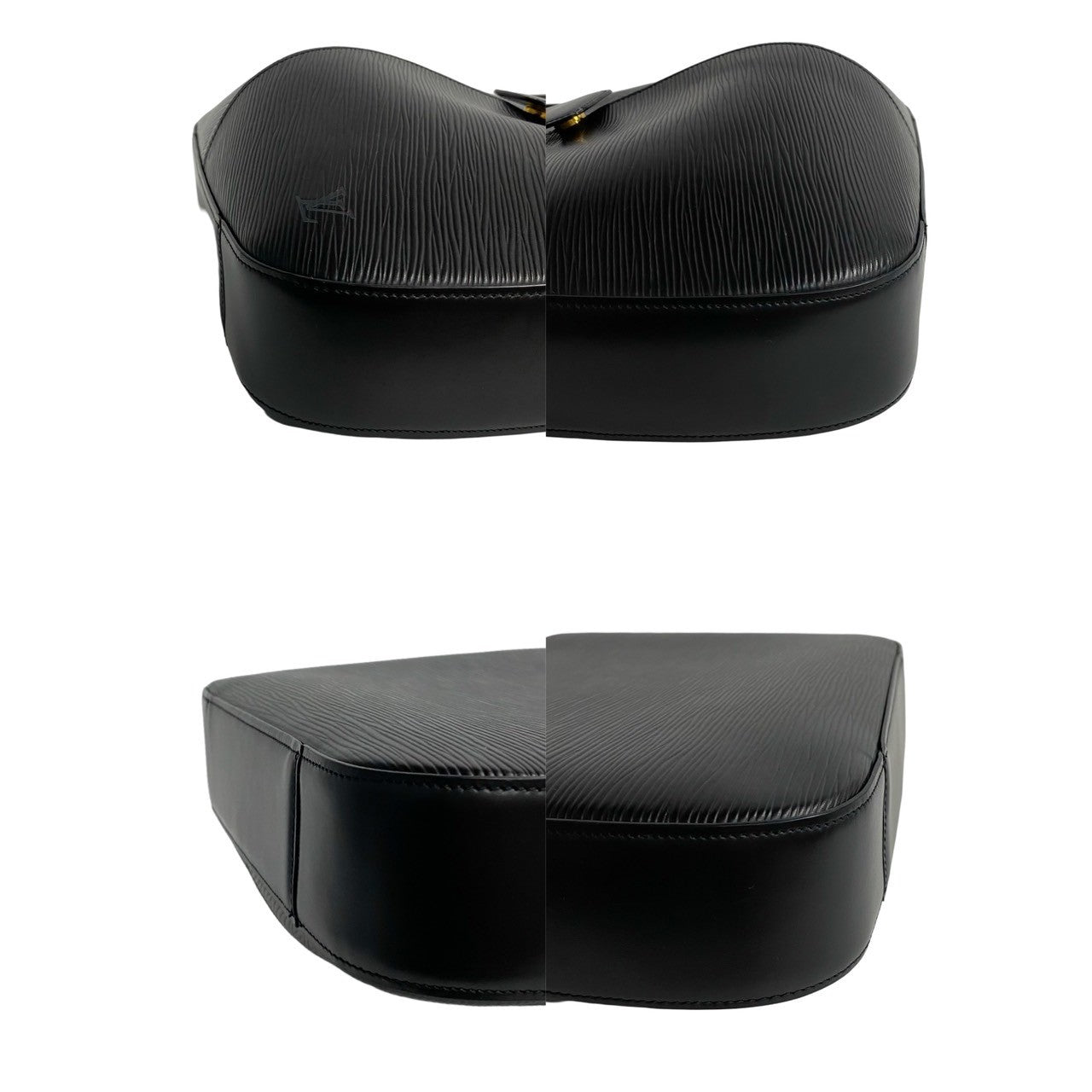 Louis Vuitton Epi Leather Shoulder Bag Black