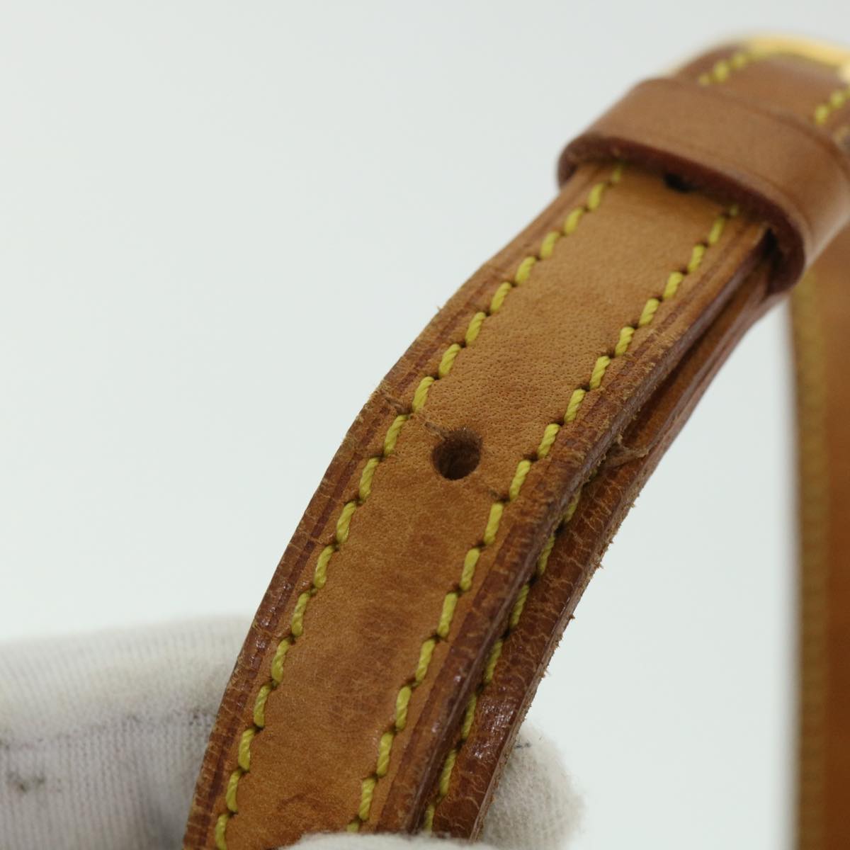 LOUIS VUITTON Monogram Vernis Christy MM Shoulder Bag Jaune M91108 LV 54528