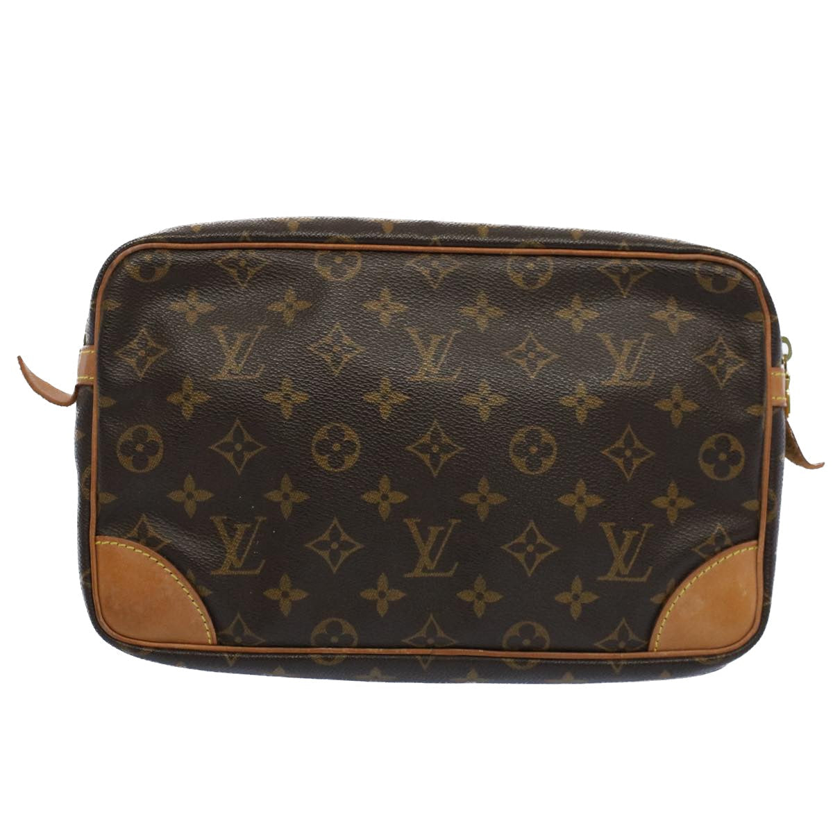 LOUIS VUITTON Monogram Compiegne 28 Clutch Bag M51845 LV 54529