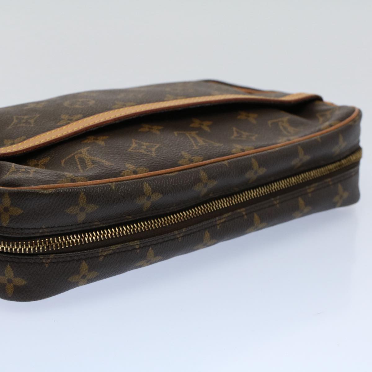 LOUIS VUITTON Monogram Compiegne 28 Clutch Bag M51845 LV 54529