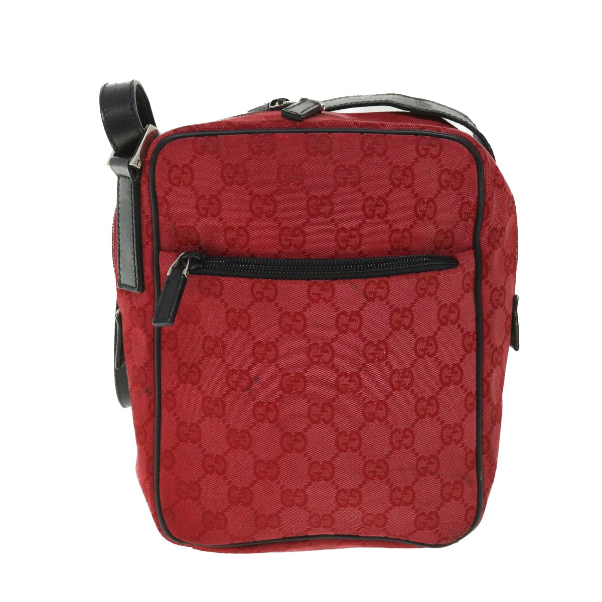 Luxury Gucci GG Canvas Shoulder Bag Red 018 1612 200047  54533