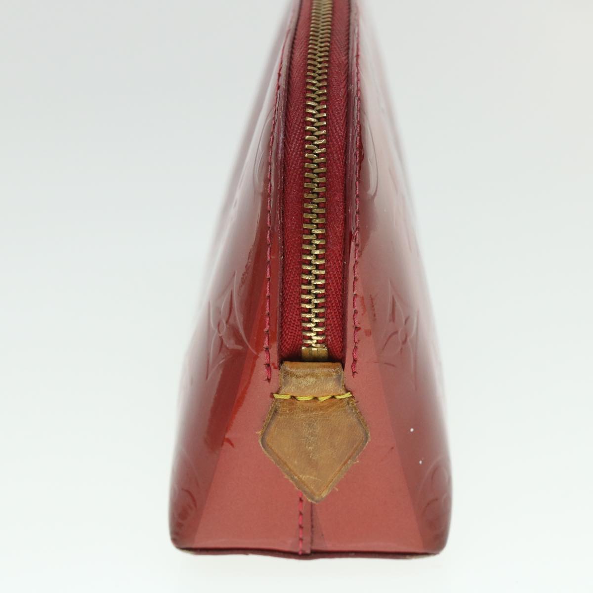 LOUIS VUITTON Vernis Rayure Pochette Cosmetic Pomme D'amour M91721 LV 54542