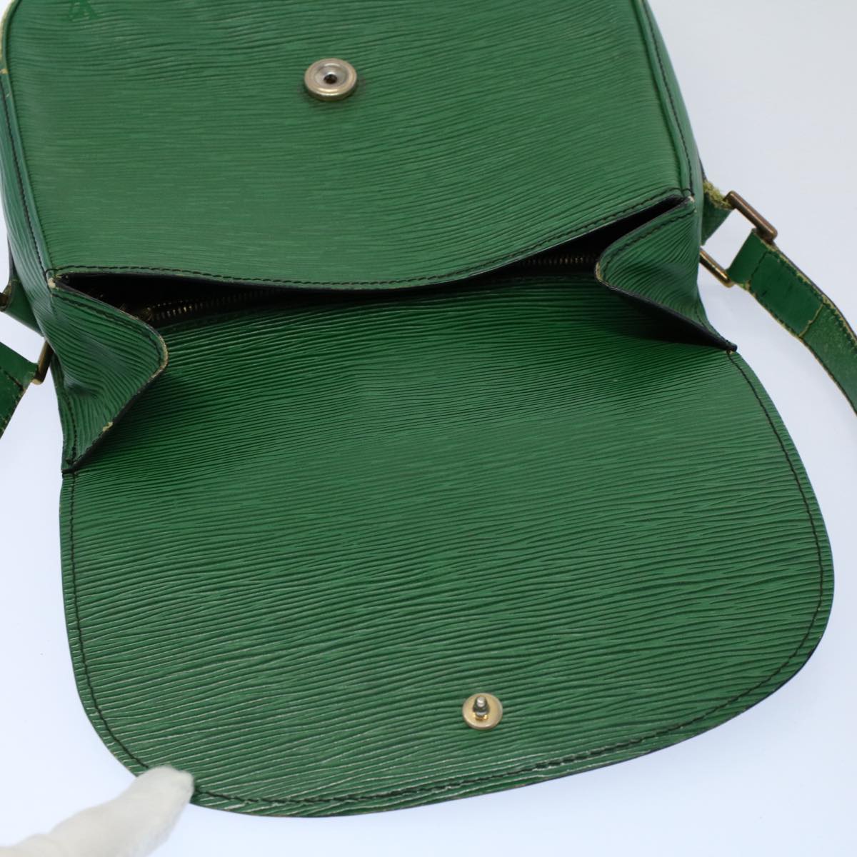 LOUIS VUITTON Epi Saint Cloud GM Shoulder Bag Green M52194 LV 54543