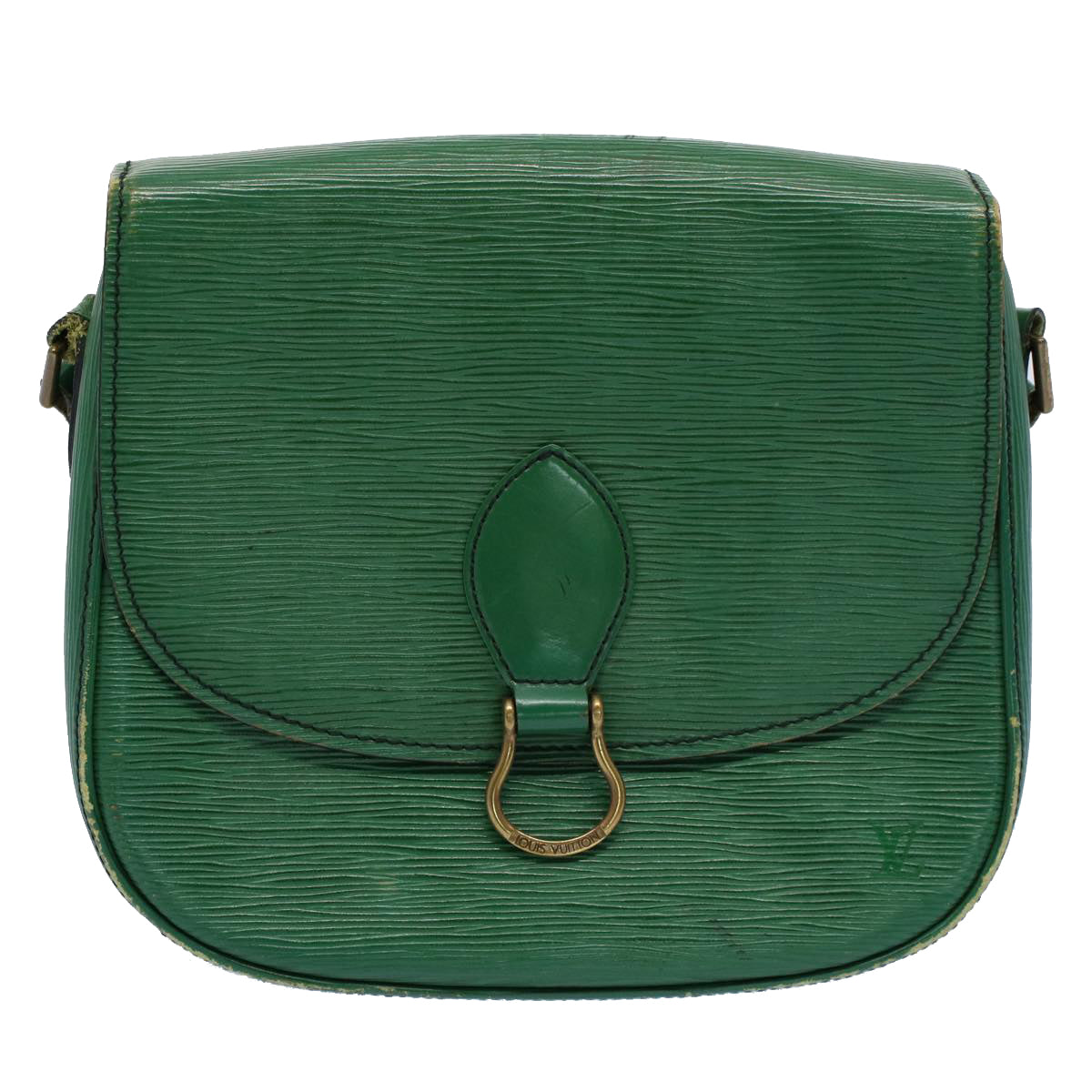 LOUIS VUITTON Epi Saint Cloud GM Shoulder Bag Green M52194 LV 54543