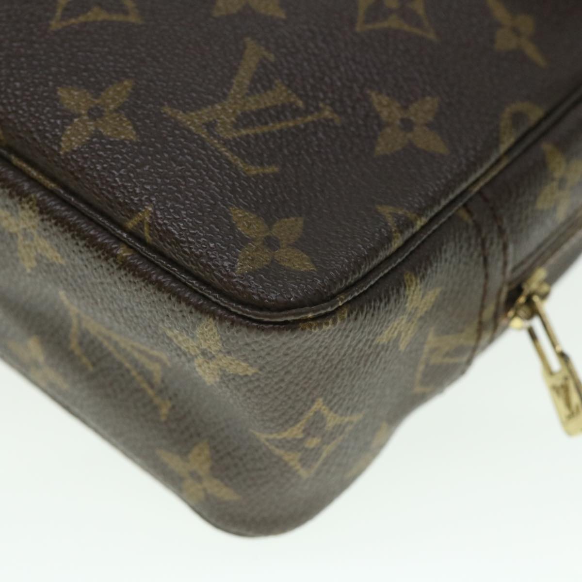 LOUIS VUITTON Monogram Trousse Toilette 23 Clutch Bag M47524 LV 54558