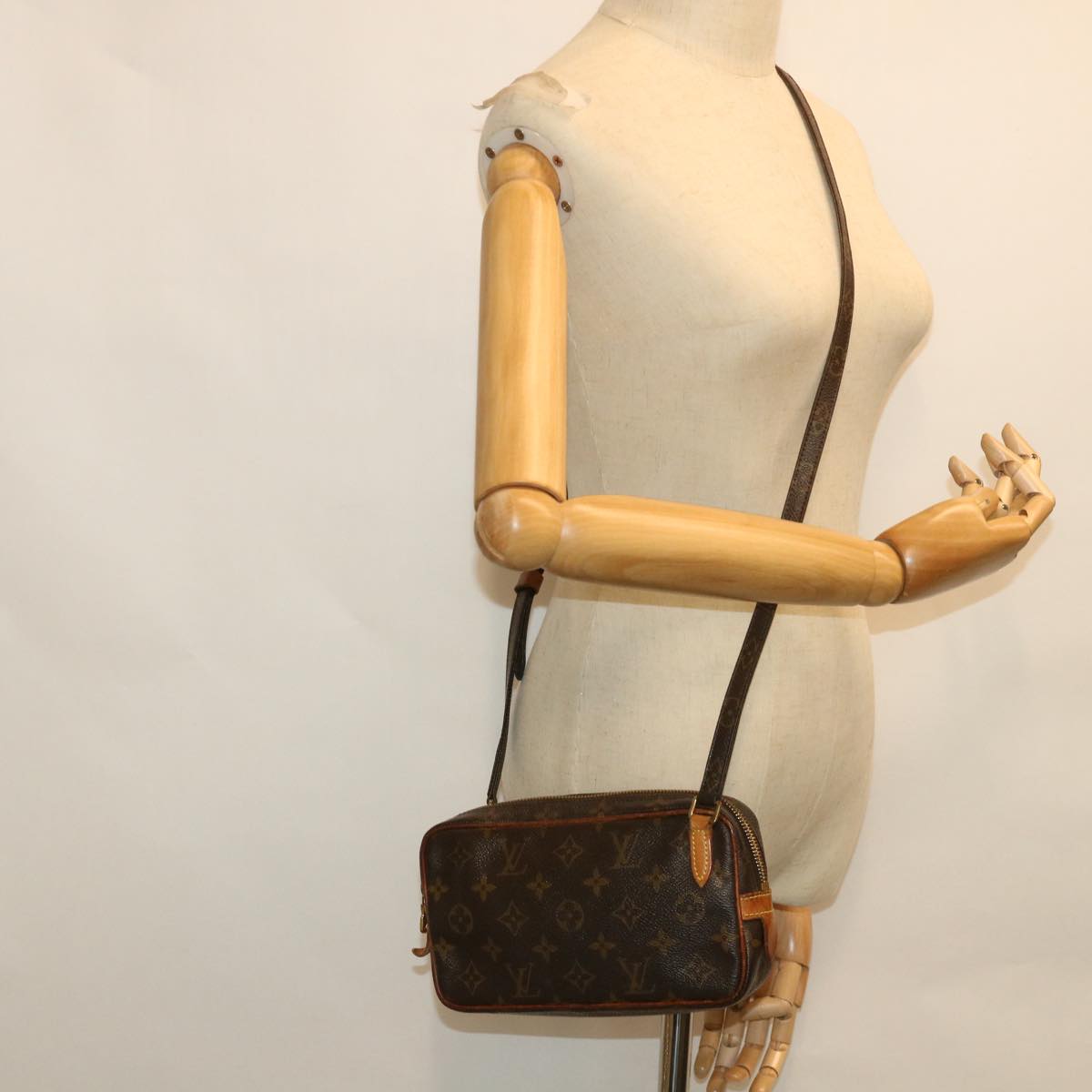 LOUIS VUITTON Monogram Marly Bandouliere Shoulder Bag M51828 LV 54572