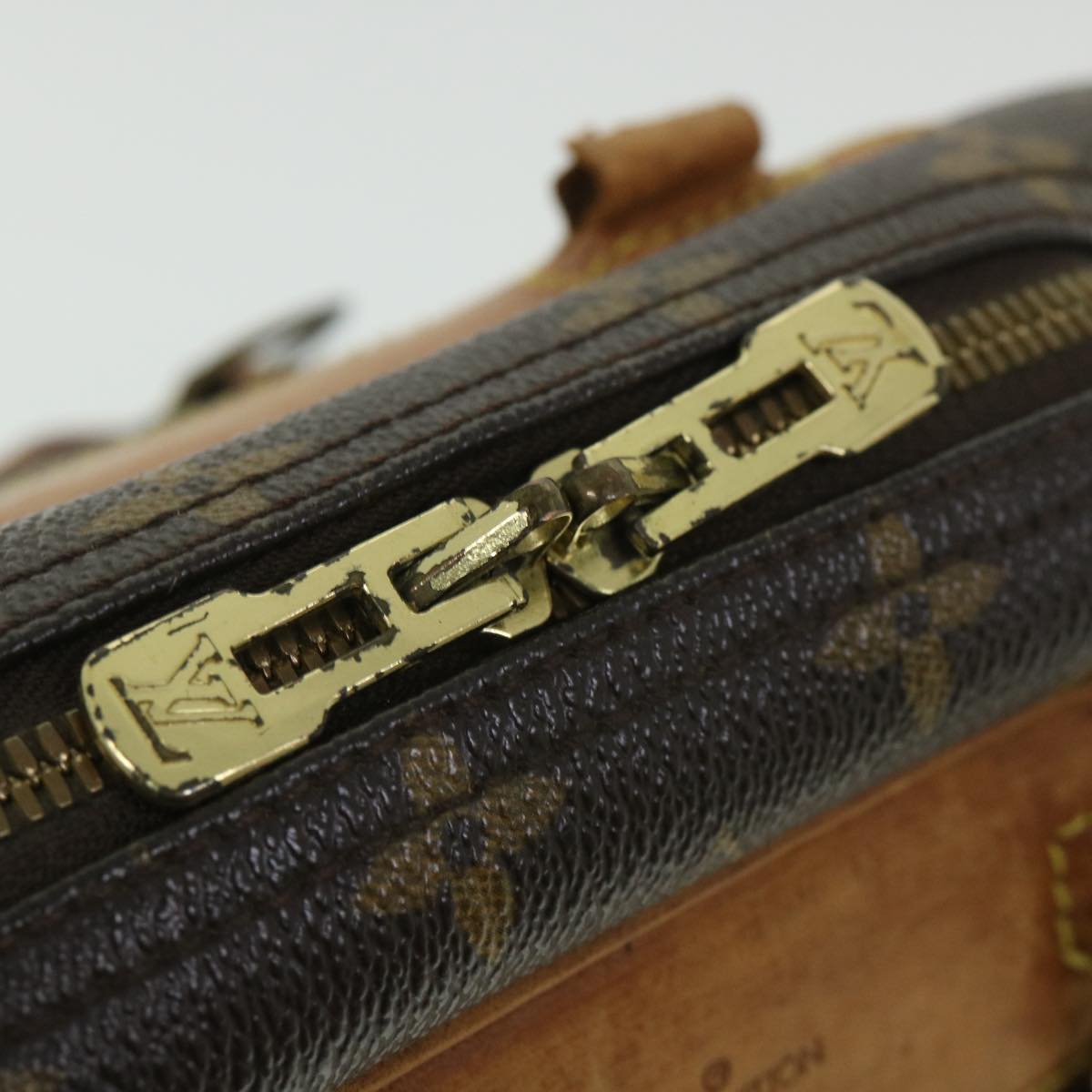LOUIS VUITTON Monogram Trouville Hand Bag M42228 LV 54597