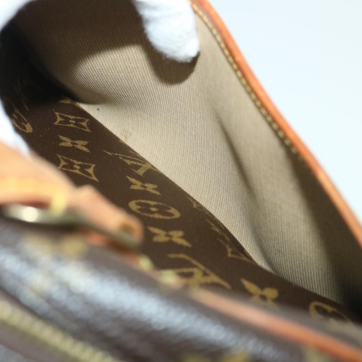 LOUIS VUITTON Monogram Trouville Hand Bag M42228 LV 54597