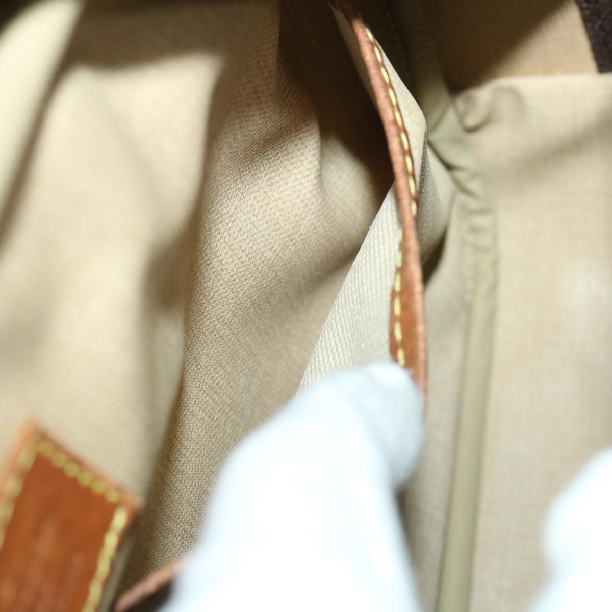 LOUIS VUITTON Monogram Trouville Hand Bag M42228 LV 54597