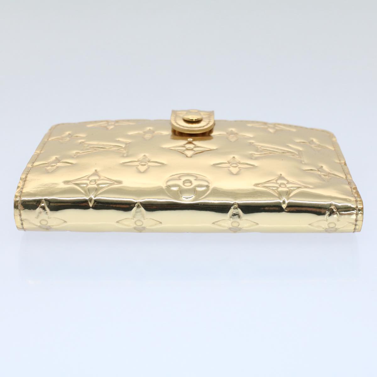 LOUIS VUITTON Monogram Miroir Agenda PM Day Planner Cover Gold R20962 54599