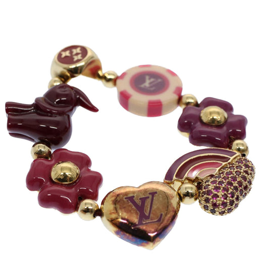 LOUIS VUITTON Bracelet Tutti Lucky Bracelet Purple Gold M66220 LV 54602