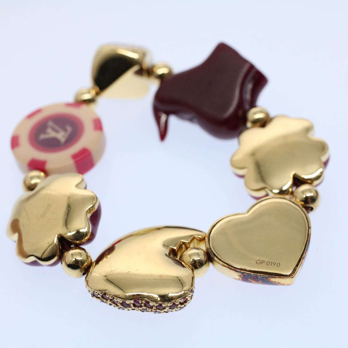 LOUIS VUITTON Bracelet Tutti Lucky Bracelet Purple Gold M66220 LV 54602