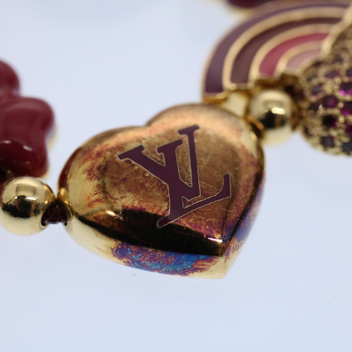 LOUIS VUITTON Bracelet Tutti Lucky Bracelet Purple Gold M66220 LV 54602