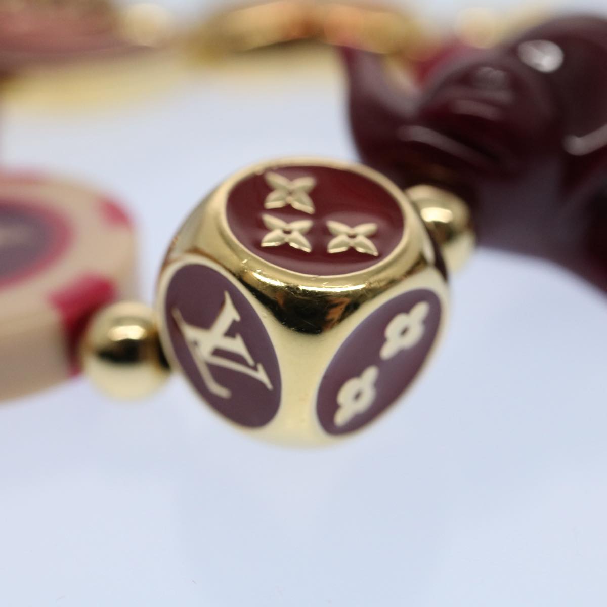 LOUIS VUITTON Bracelet Tutti Lucky Bracelet Purple Gold M66220 LV 54602