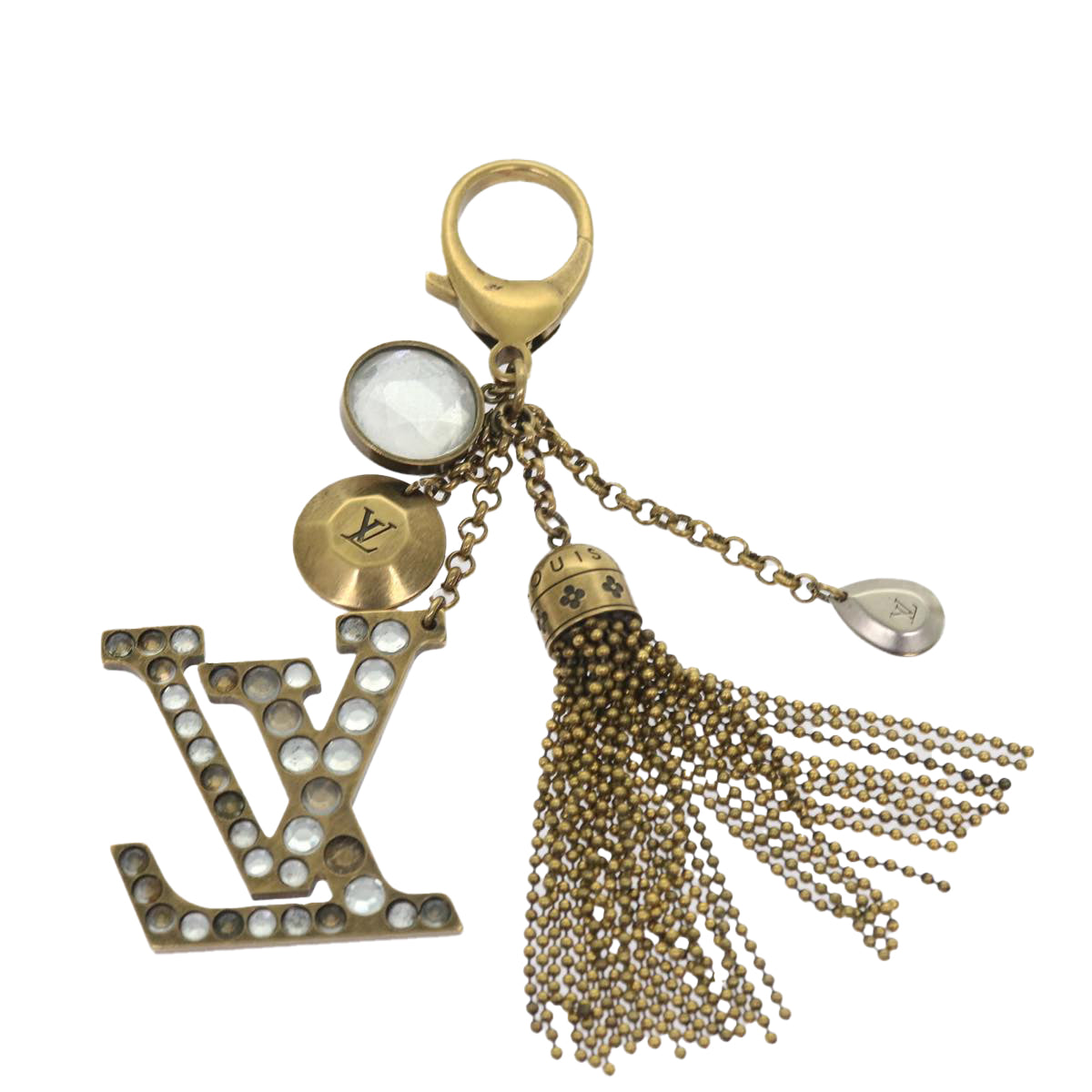 LOUIS VUITTON Bijou Sack Caprice Key Holder Gold Tone M65724 LV 54608