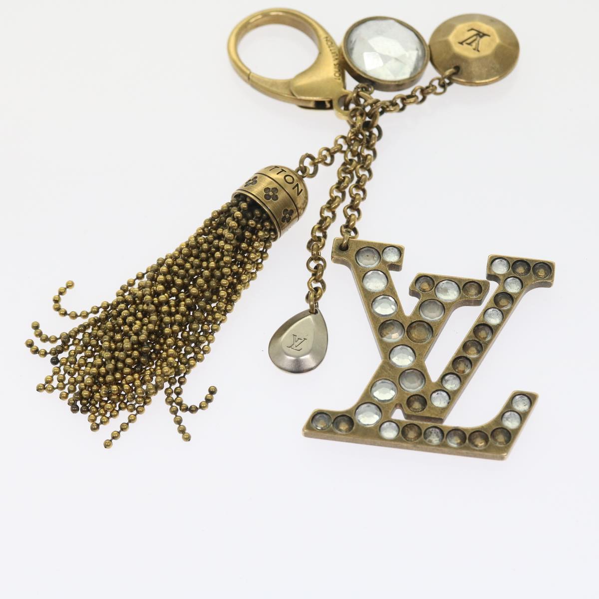 LOUIS VUITTON Bijou Sack Caprice Key Holder Gold Tone M65724 LV 54608
