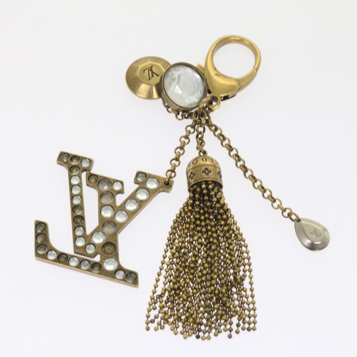 LOUIS VUITTON Bijou Sack Caprice Key Holder Gold Tone M65724 LV 54608