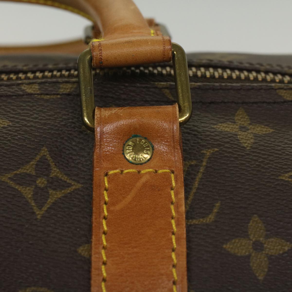 LOUIS VUITTON Monogram Keepall 55 Boston Bag M41424 LV 54619