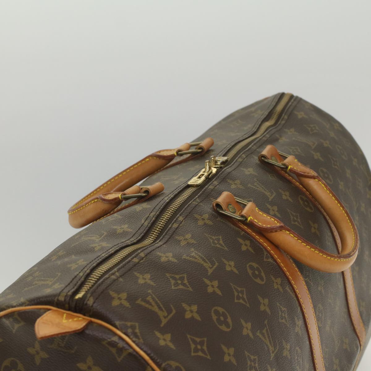 LOUIS VUITTON Monogram Keepall 55 Boston Bag M41424 LV 54619