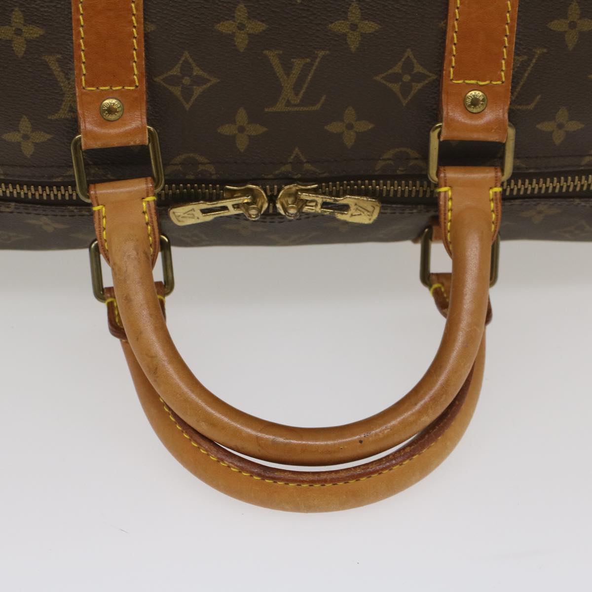 LOUIS VUITTON Monogram Keepall 55 Boston Bag M41424 LV 54619