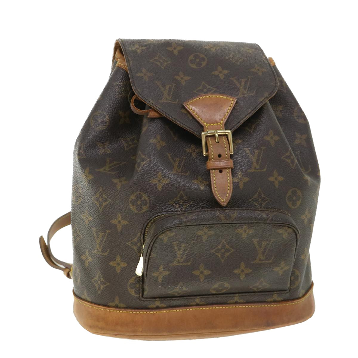 LOUIS VUITTON Monogram Montsouris MM Backpack M51136 LV 54660