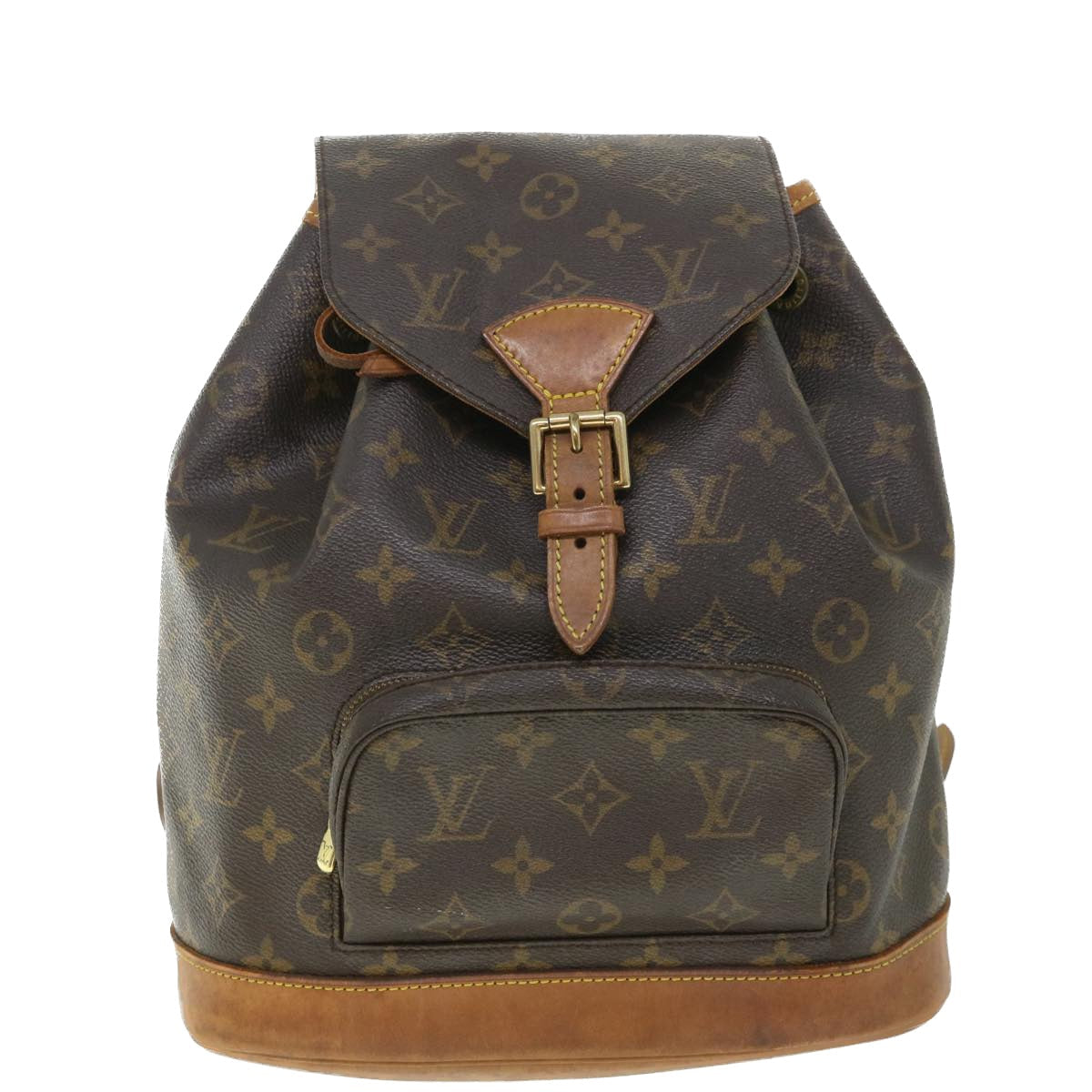 LOUIS VUITTON Monogram Montsouris MM Backpack M51136 LV 54660