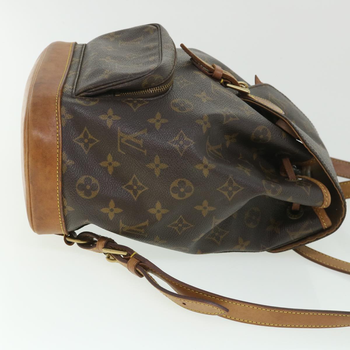 LOUIS VUITTON Monogram Montsouris MM Backpack M51136 LV 54660