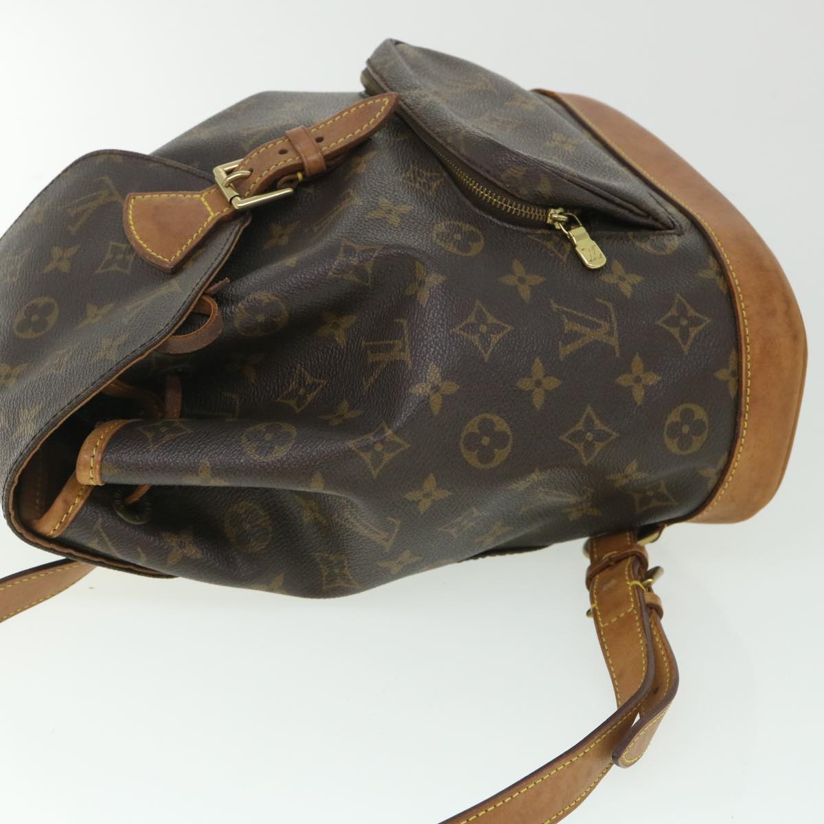 LOUIS VUITTON Monogram Montsouris MM Backpack M51136 LV 54660
