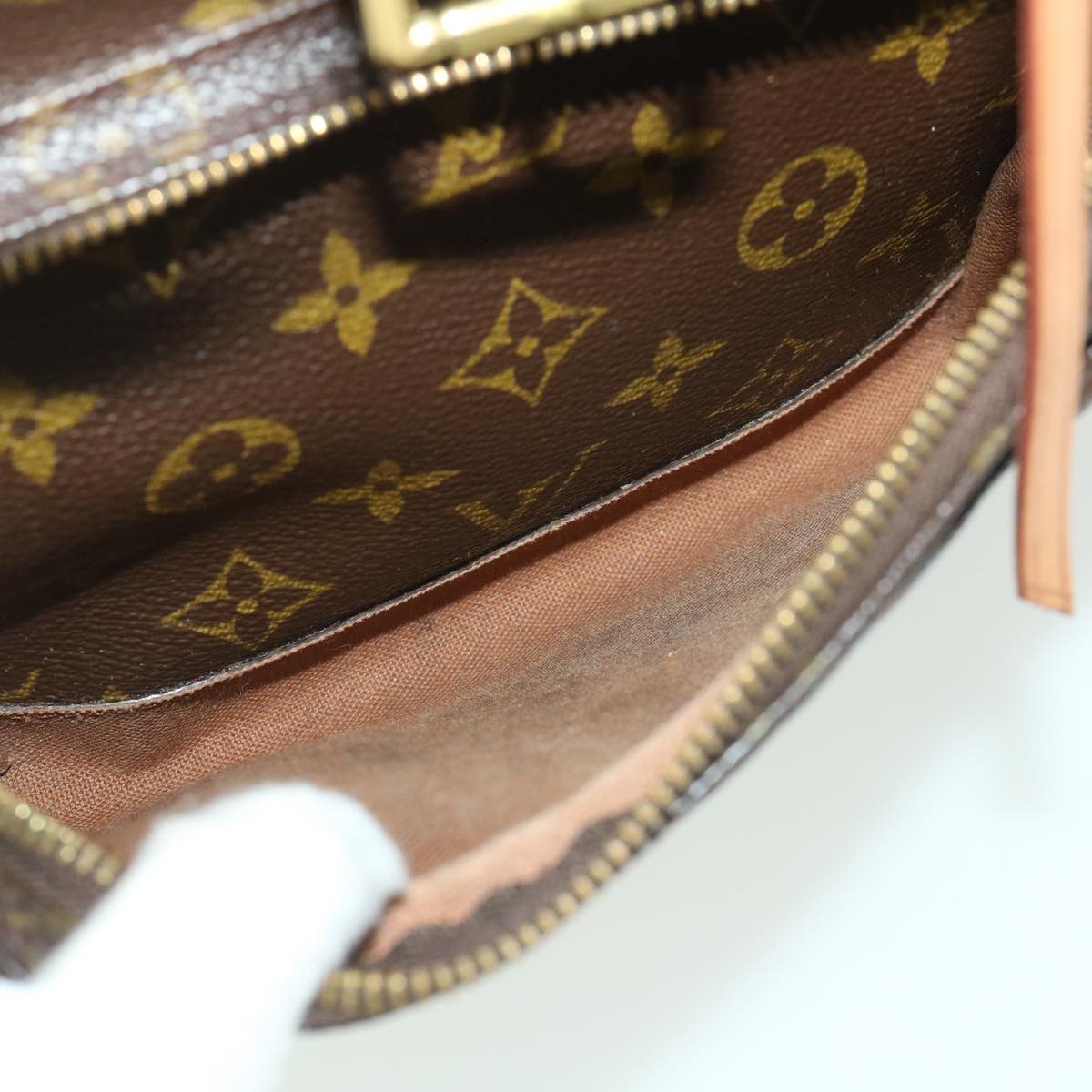 LOUIS VUITTON Monogram Montsouris GM Backpack M51135 LV 54661