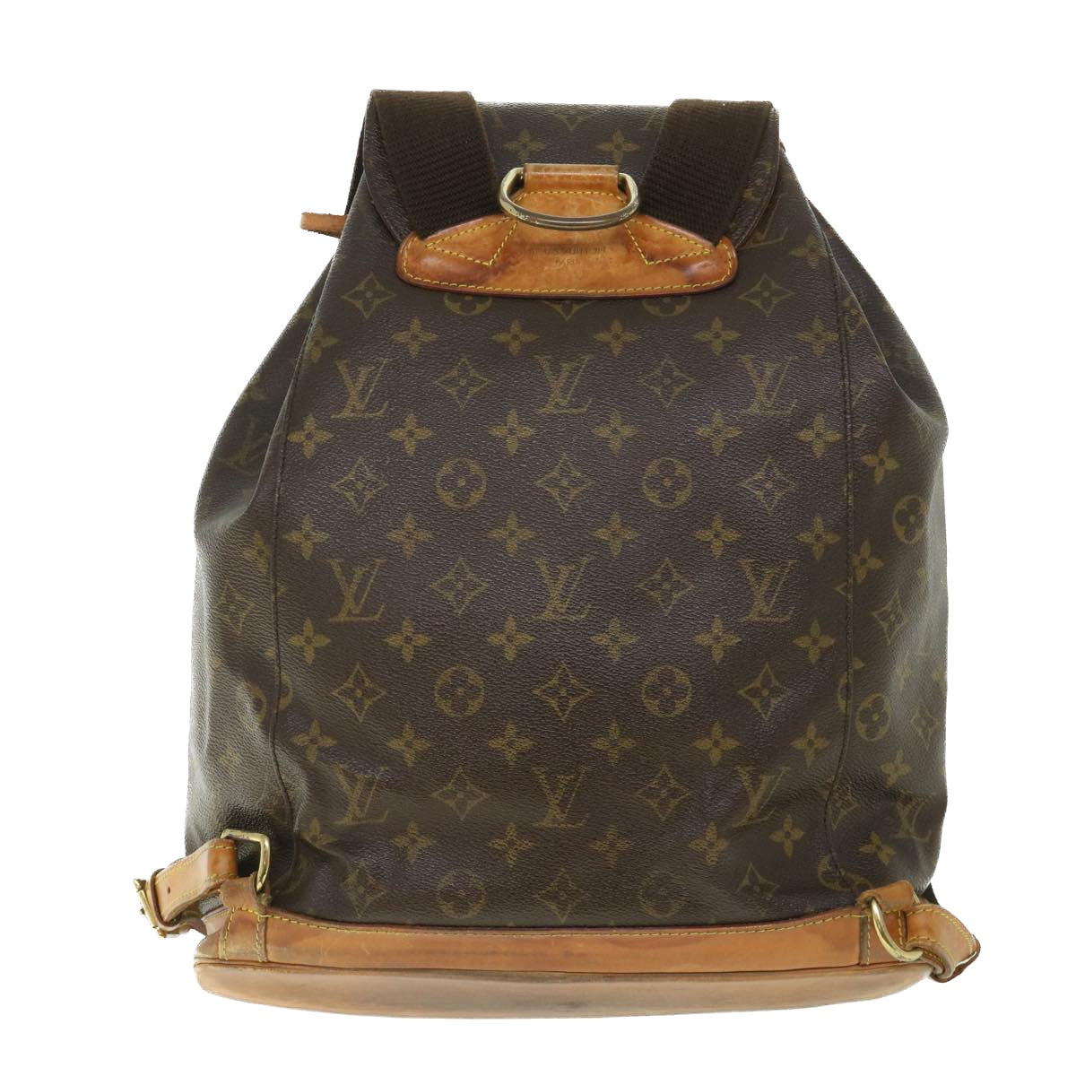 LOUIS VUITTON Monogram Montsouris GM Backpack M51135 LV 54661