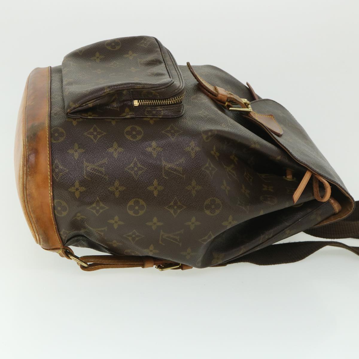 LOUIS VUITTON Monogram Montsouris GM Backpack M51135 LV 54661