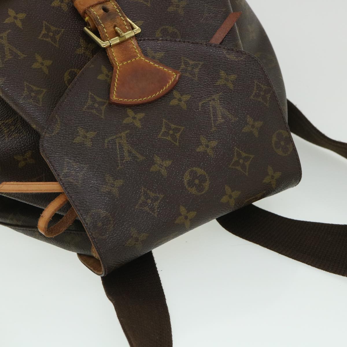 LOUIS VUITTON Monogram Montsouris GM Backpack M51135 LV 54661