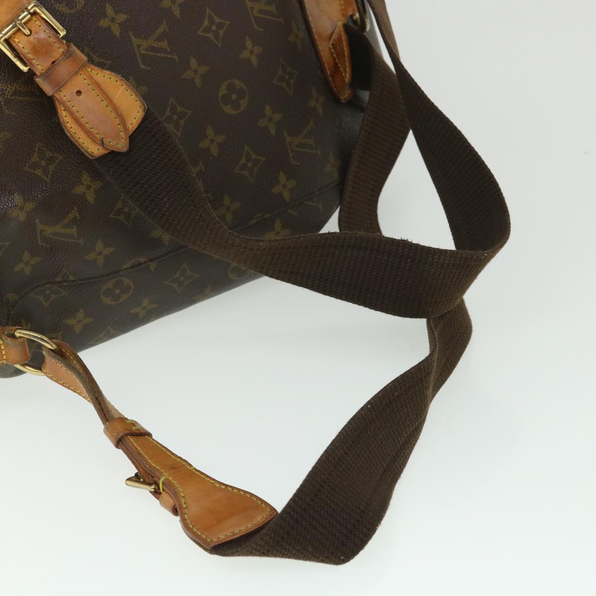LOUIS VUITTON Monogram Montsouris GM Backpack M51135 LV 54661