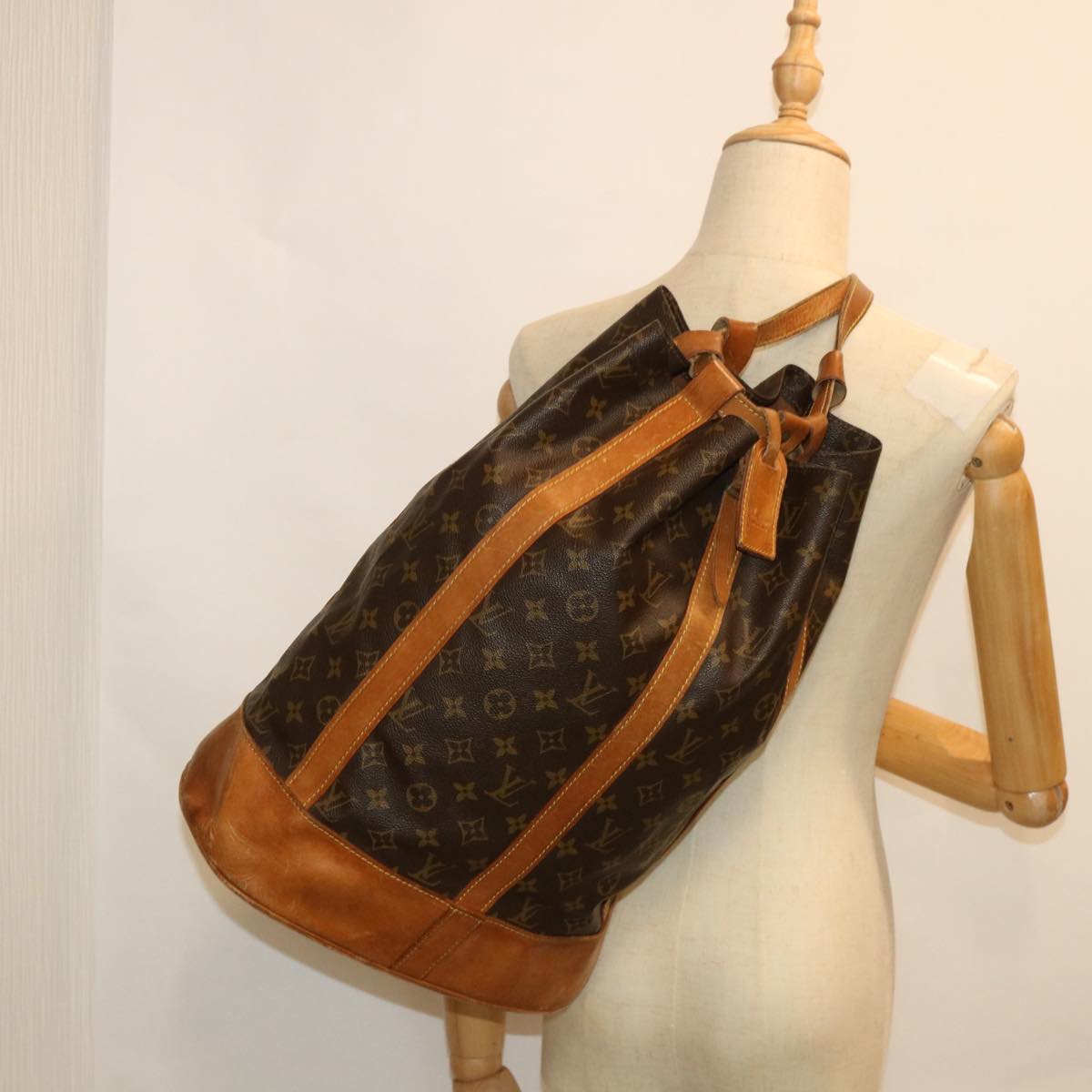 LOUIS VUITTON Monogram Randonnee GM Shoulder Bag M42244 LV 54662