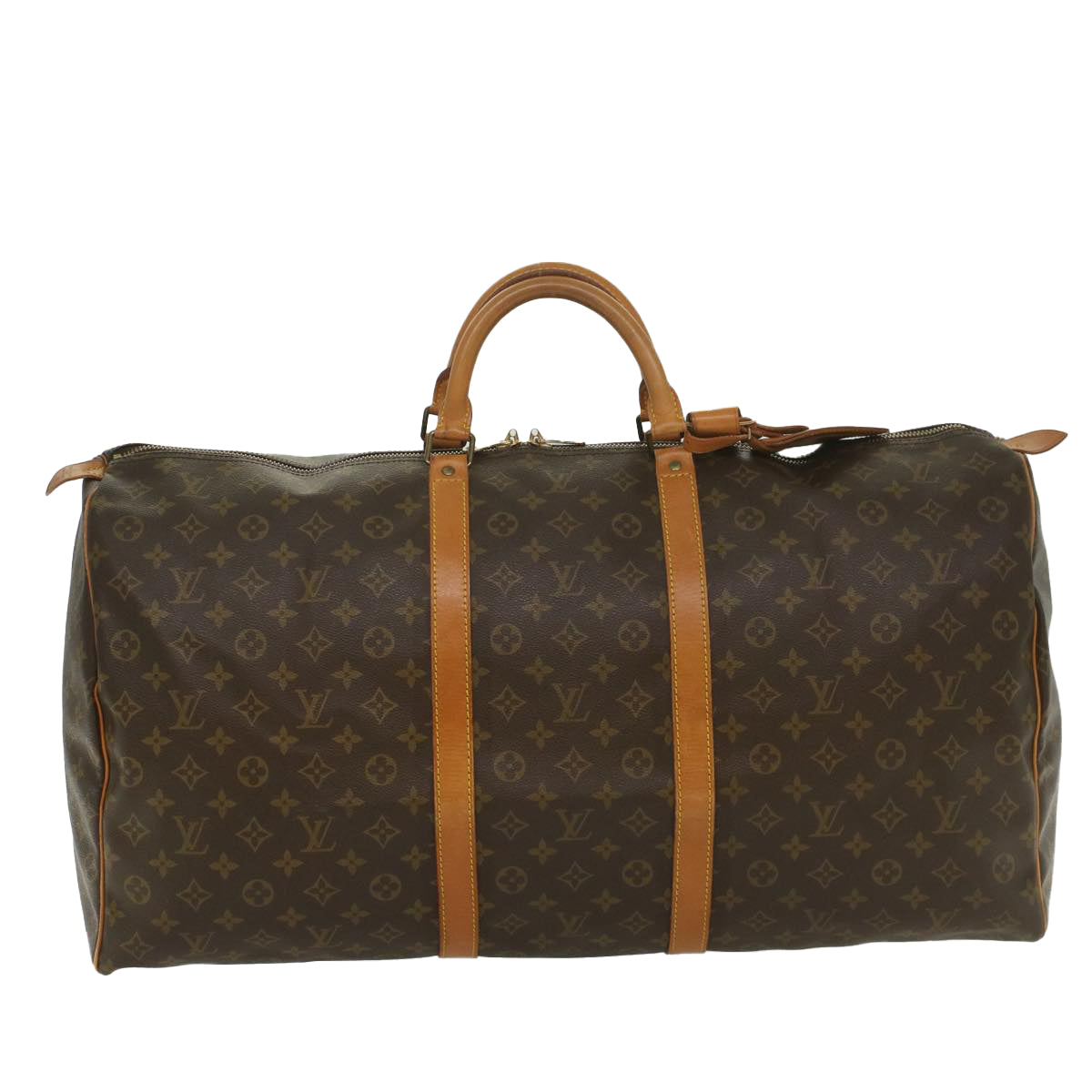 LOUIS VUITTON Monogram Keepall 60 Boston Bag M41422 LV 54667