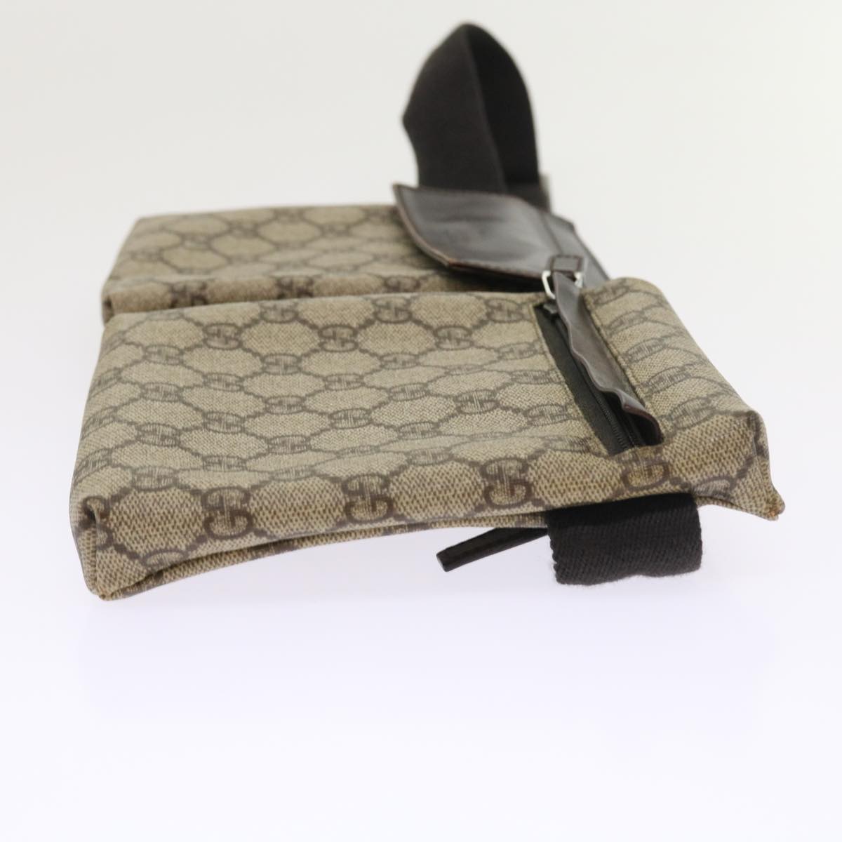 Luxury Gucci GG Canvas Waist bag PVC Leather Beige 28566  54695
