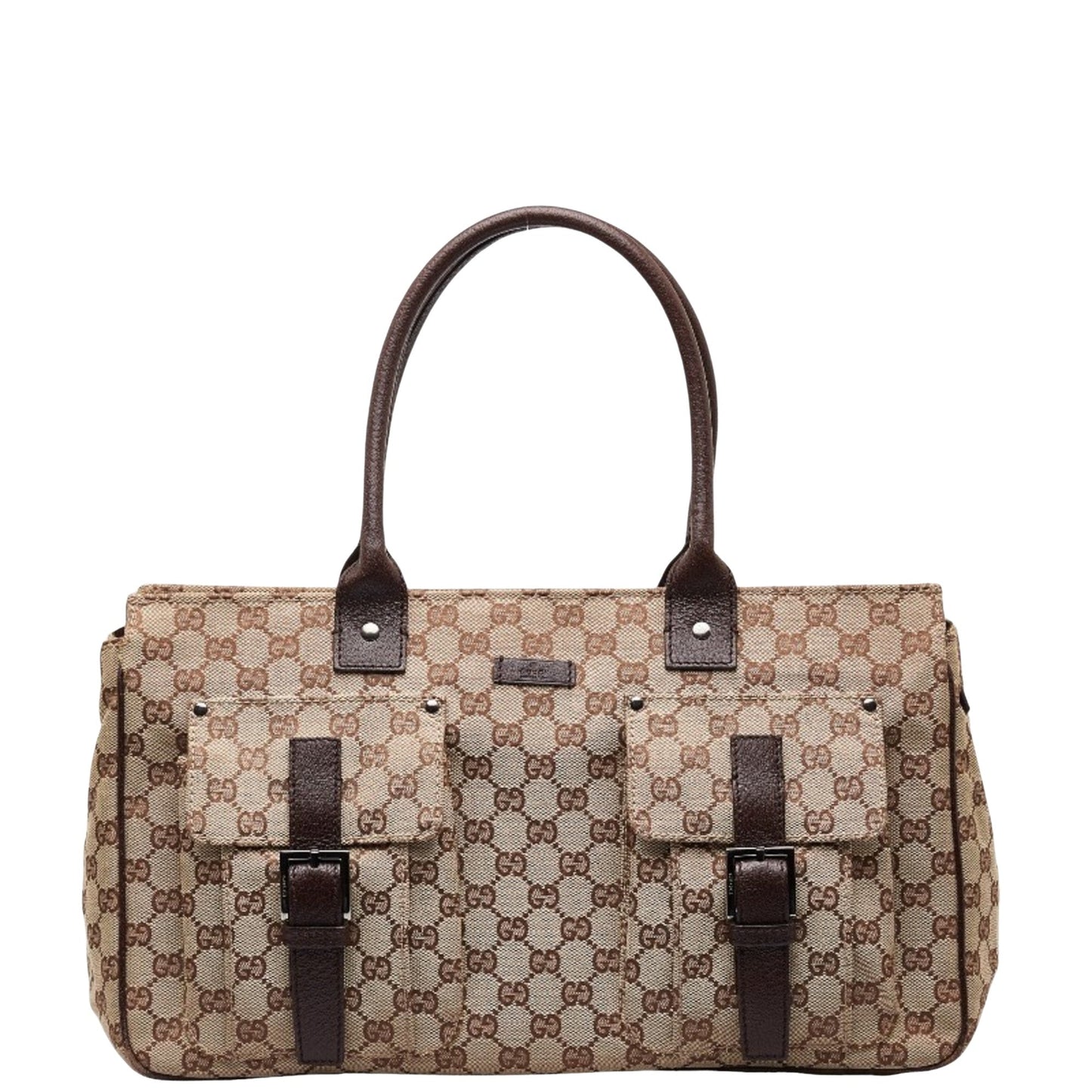 Gucci Gg Canvas  Canvas Tote Bag