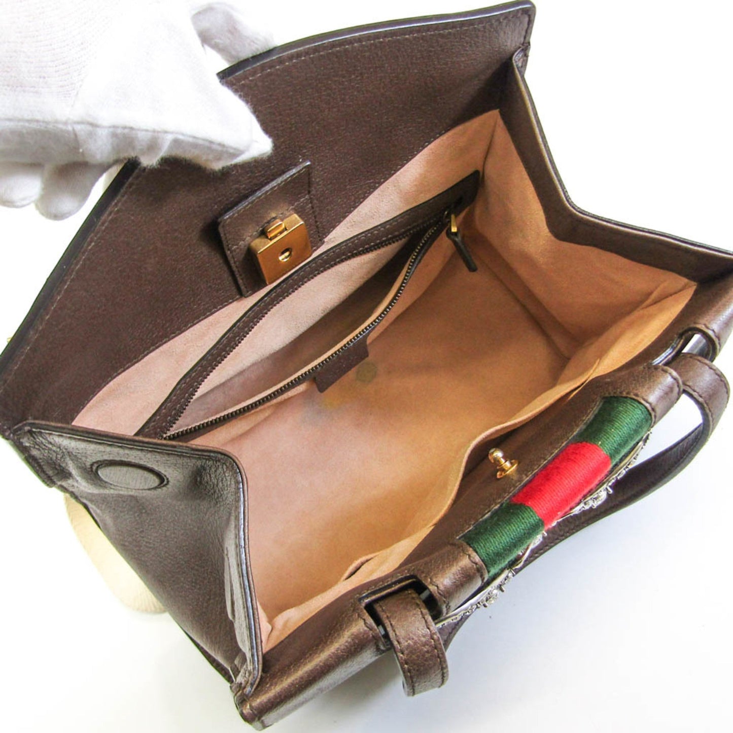 Gucci Butterfly  Leather Shoulder Bag ()