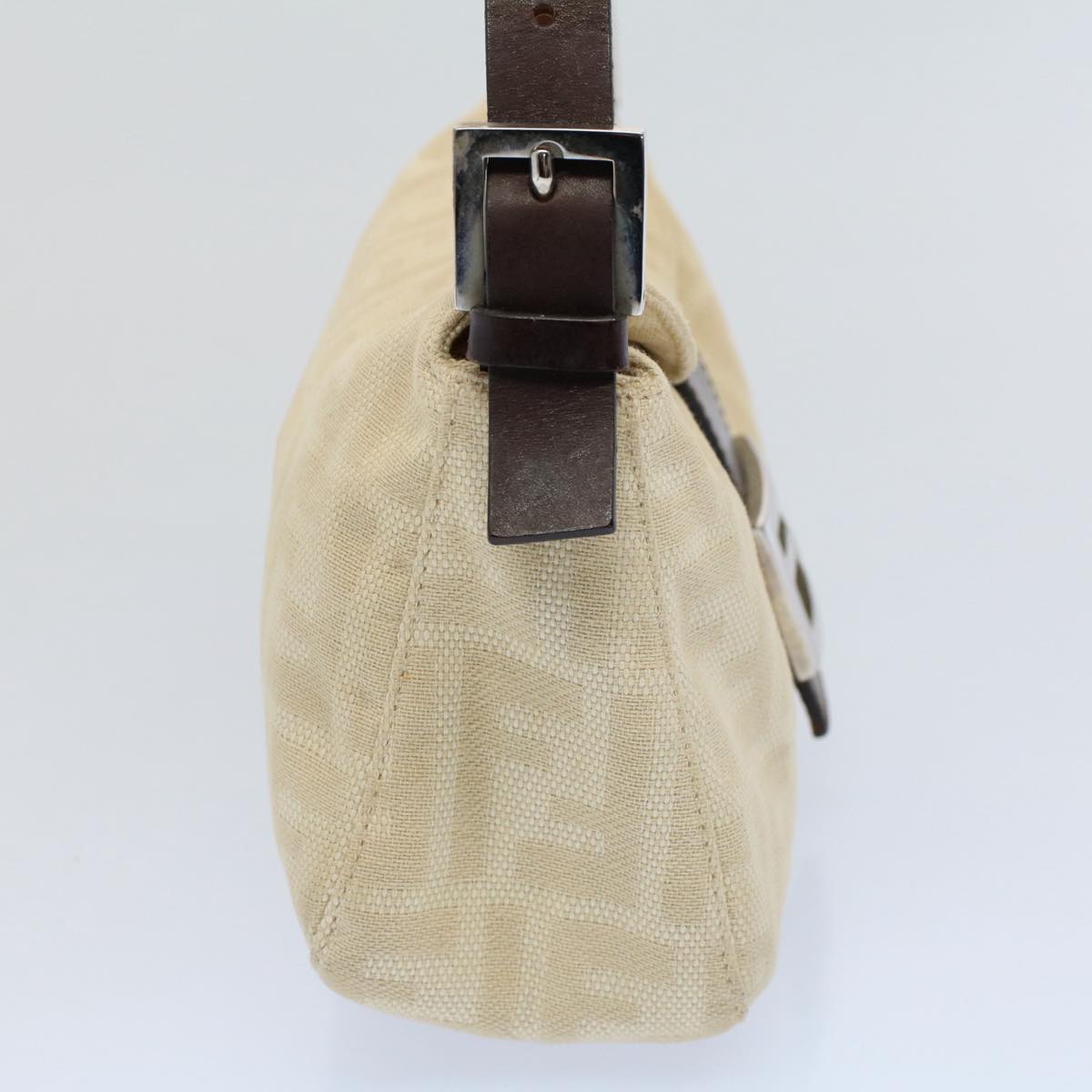 Luxury FendiZucca Canvas Mamma bucket Shoulder Bag Beige54706