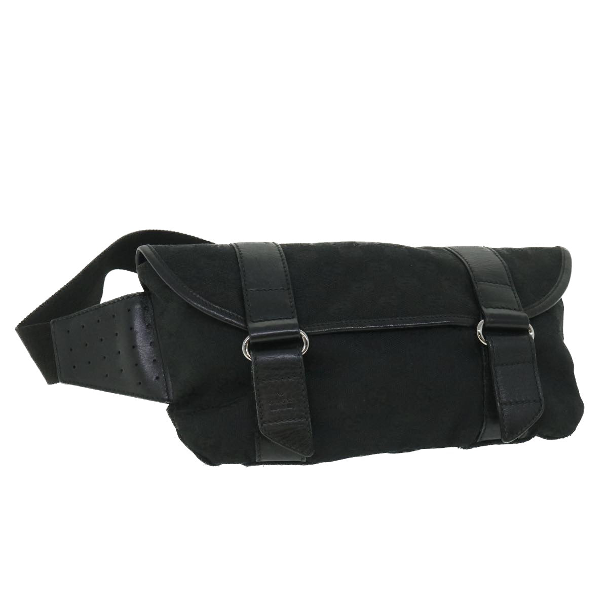 Luxury Gucci GG Canvas Waist bag Black 145851  54731