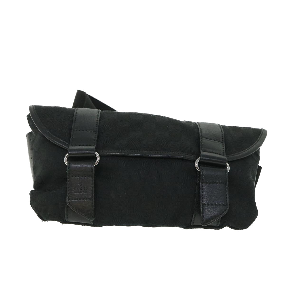 Luxury Gucci GG Canvas Waist bag Black 145851  54731