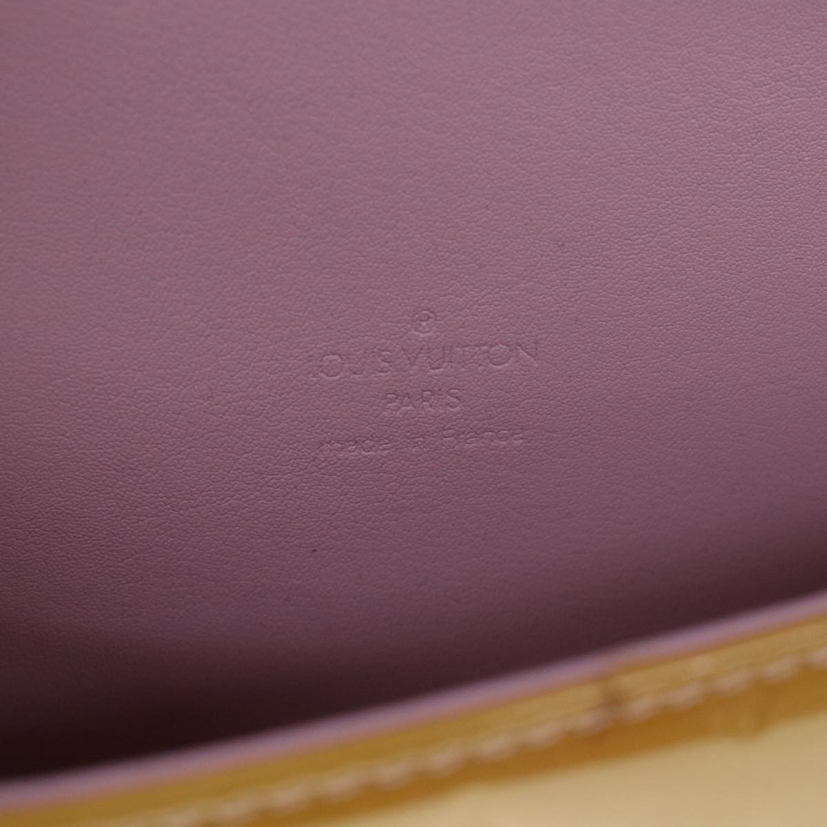 LOUIS VUITTON Vernis Spring Street Hand Bag Marshmallow Pink M91033 54768