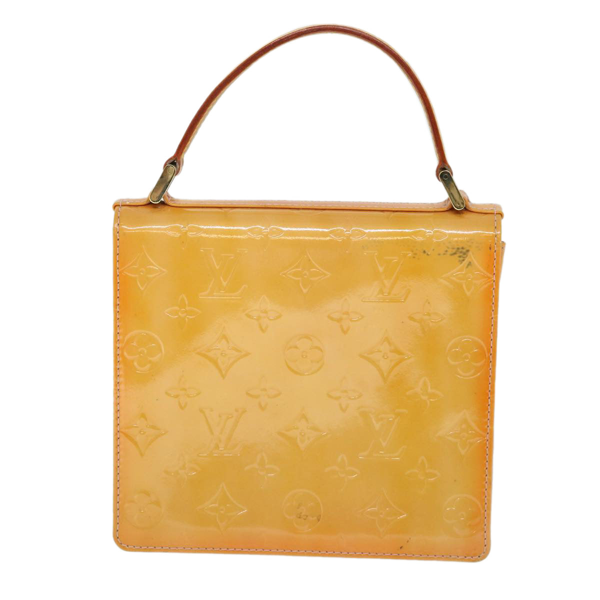 LOUIS VUITTON Vernis Spring Street Hand Bag Marshmallow Pink M91033 54768