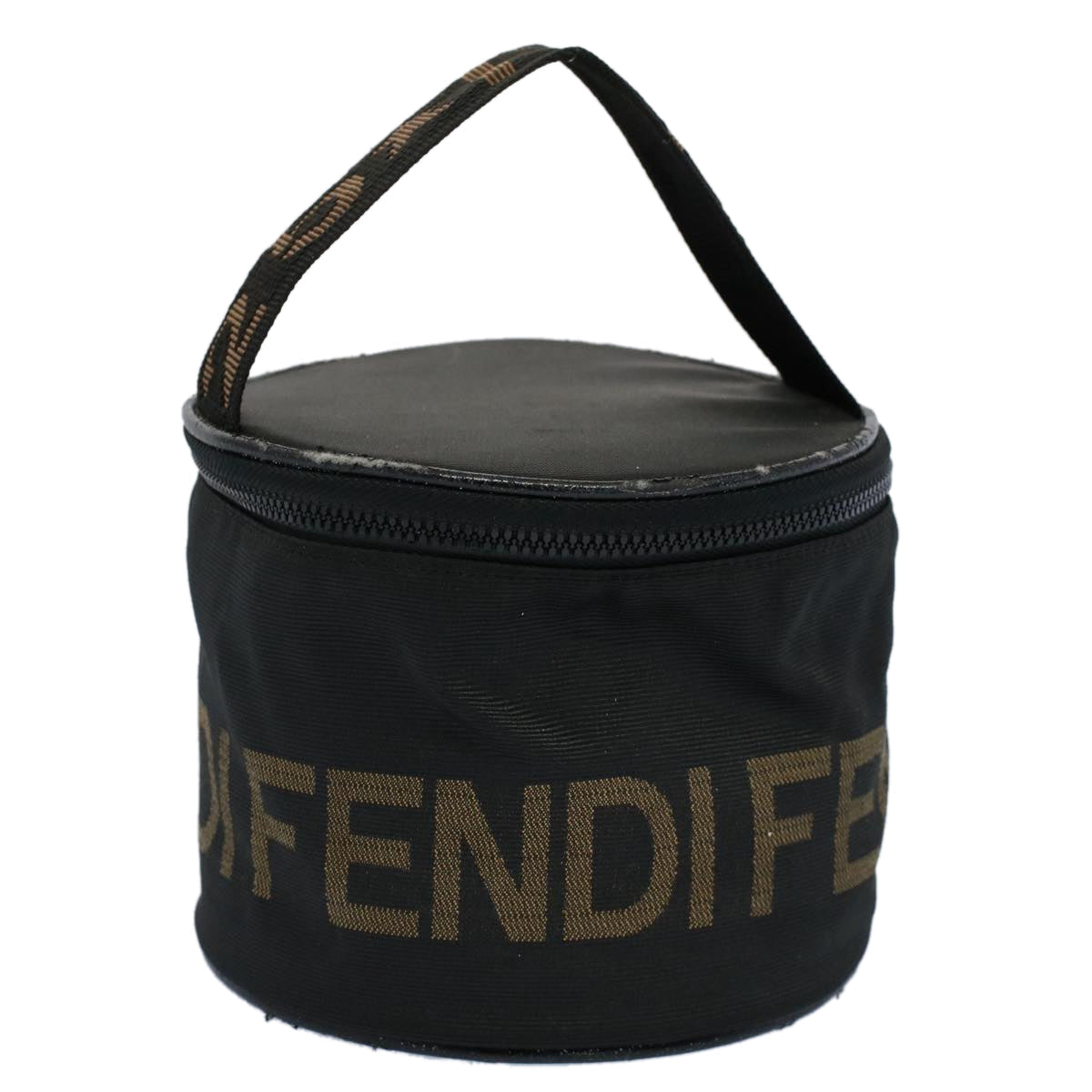 Luxury FendiVanity Cosmetic Pouch Canvas Black54858